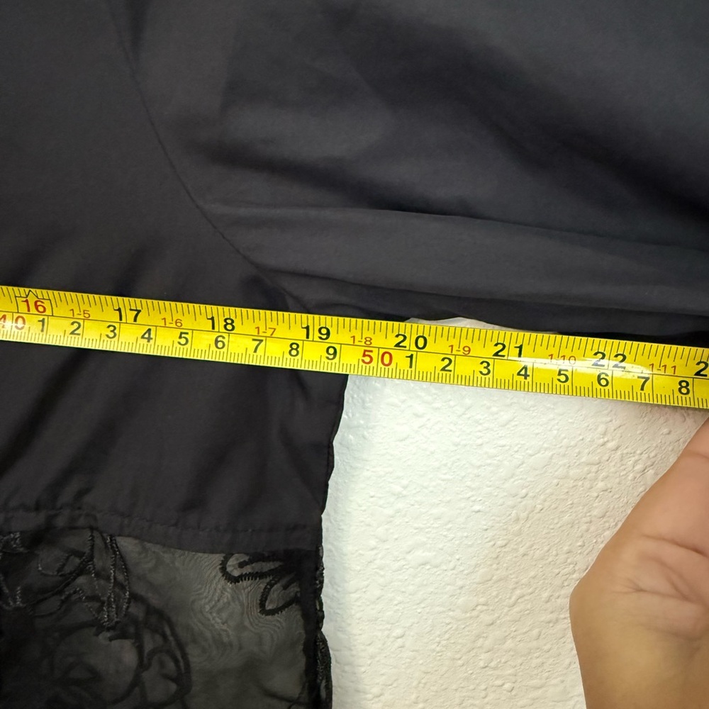 Fabletics Black Hooded Pullover Jacket Size S - image 7